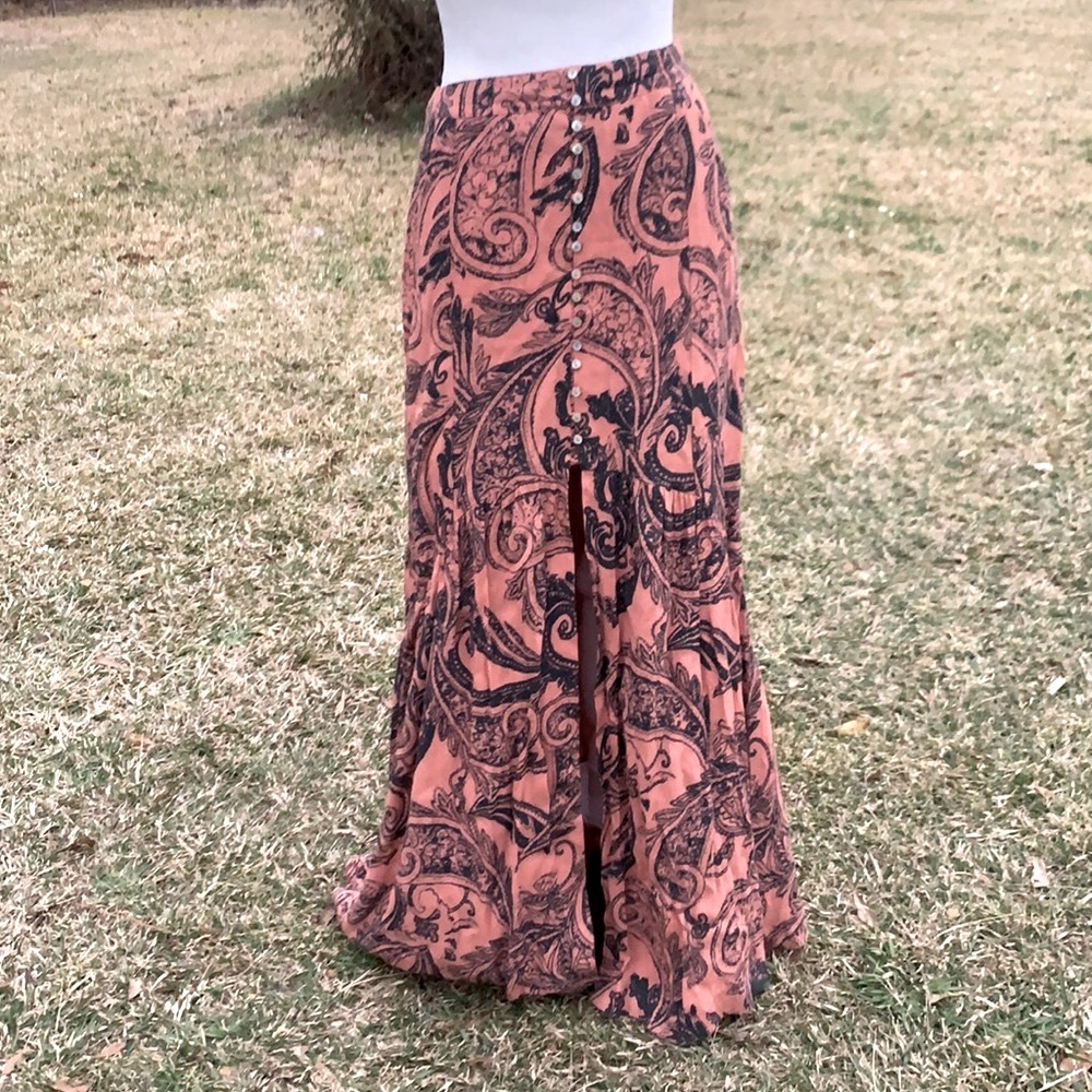 Free People Long Maxi Skirt Size 4
